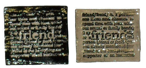 MOSAIC INSERTS: Friends saying 2