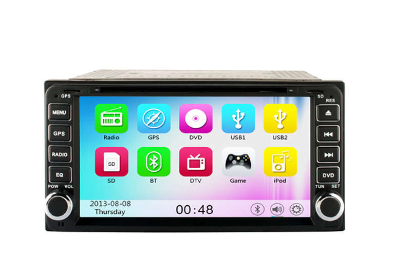 Car Multimedia System  GPS USB SD Toyota FREE MAP + REVERSE CAMERA