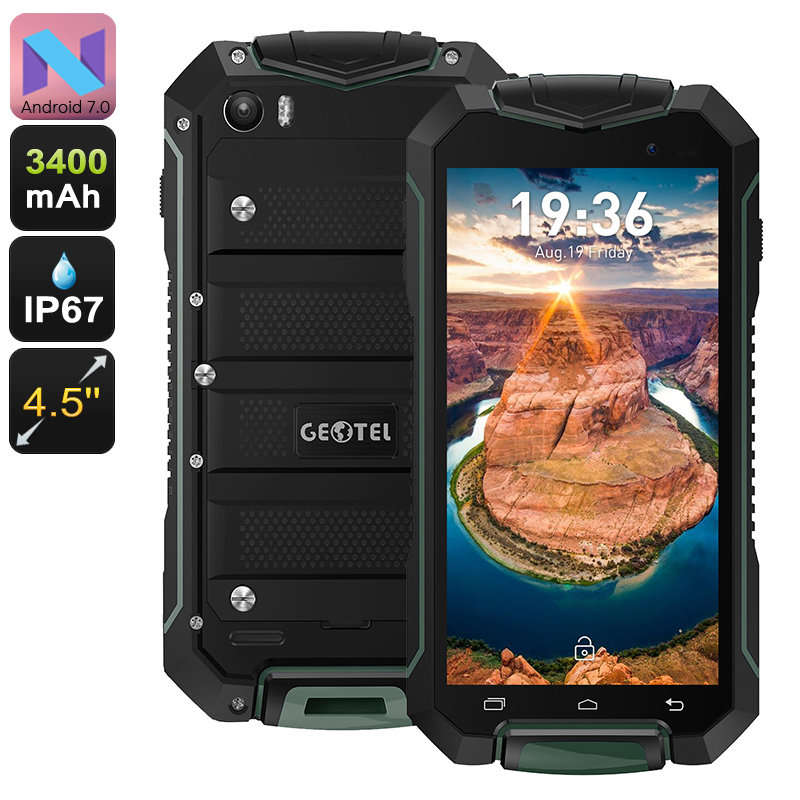 Geotel A1 Rugged Smartphone GREEN - FAST SHIPPING