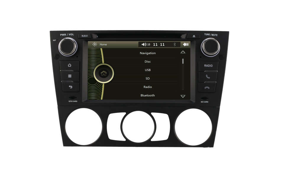 BMW 3 SERIES E90 E91 E92 E93 Car Radio with original BMW UI Win CE FREE MAP + Frame