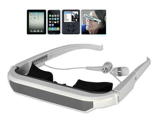 60 Inch Virtual Video Screen Glasses for iPhone, iPad, iPod.