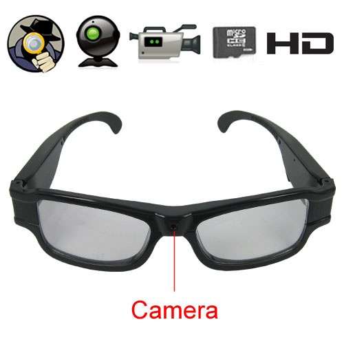 HD 720P Discreet Sexy Spy Glasses DVR With 5.0 Mega Pixels Hidden Camera