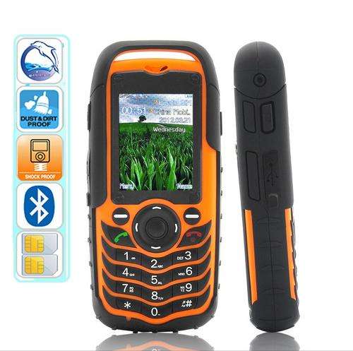 Fortis - Rugged Waterproof, Dustproof, Shockproof (Dual SIM, Worldwide Triband GSM)