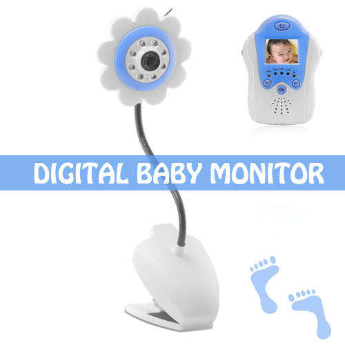 Baby Monitor (Night Vision, AV OUT, Flower Design) FREE SHIPPING