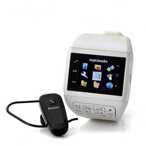 Mobile Phone Watch with Keypad "Quartz" - Dual SIM, Touch Screen, Bluetooth Headset, FREE SHIPPING