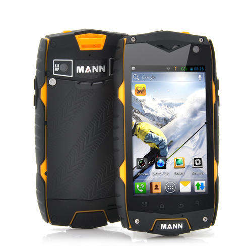 Rugged Android Phone "Mann A18" - 4 Inch Screen, Snapdragon Dual Core CPU, IP68 Waterproof, Shockpro