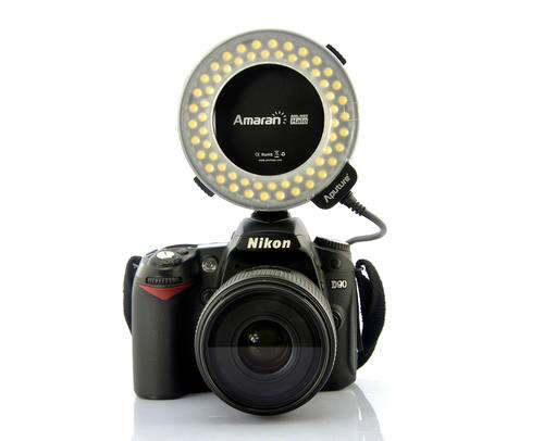 6W Macro Ring Flash Light "Aputure Amaran AHL-N60" - For Nikon DSLR Cameras, 60 LEDs FREE SHIPPING
