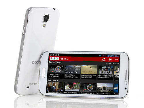DOOGEE Voyager DG300 5 Inch Android 4.2 Phone - 960x540 QHD IPS Screen, 1.3GHz Dual Core CPU (White)