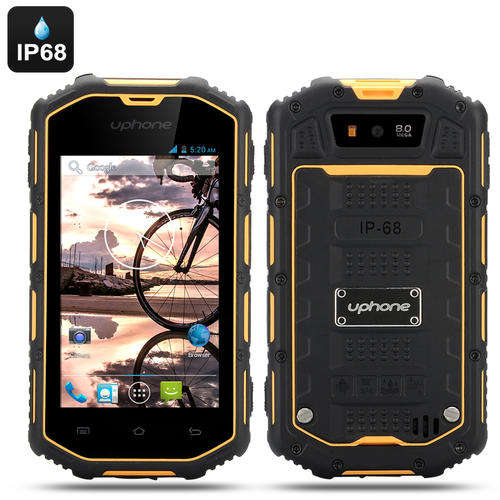 Uphone U5A Rugged Phone - Android 4.2 OS, Dual Core CPU, IP68 Waterproof + Dust Proof Rating, Shockp