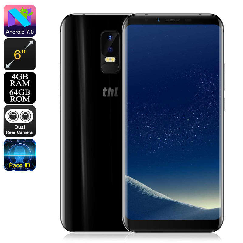 THL Knight 2 Smartphone - face unlocking (BLACK)