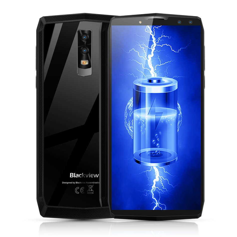 Blackview P10000 Pro Phone - Octa-Core CPU, Android 7.1, 11000mAh, Dual Rear+Dual  GREY