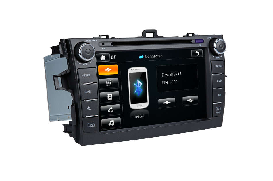 8 inch Toyota Corolla Car Radio GPS Bluetooth DVD