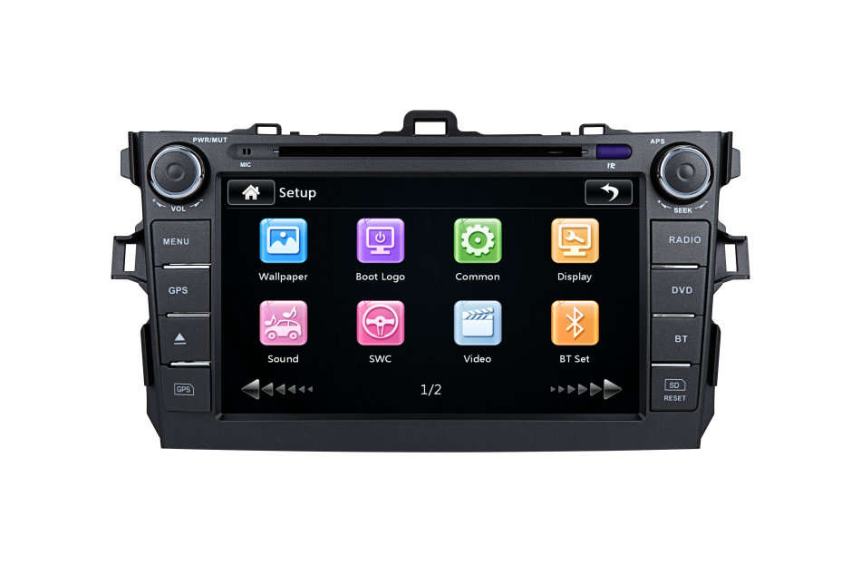 8 inch Toyota Corolla Car Radio GPS Bluetooth DVD