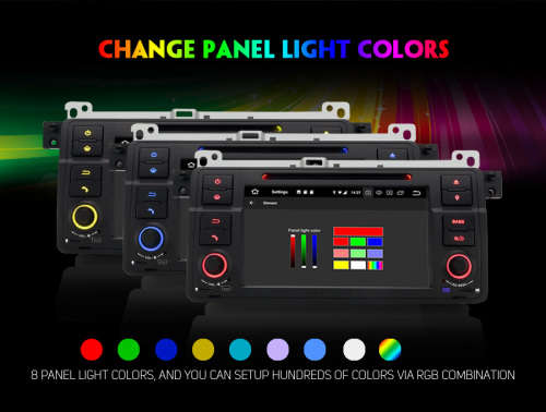 7" Android 9.0 Car Stereo GPS Sat Nav DAB+OBDII BT DTV for BMW 3er E46 M3 Rover75 MG