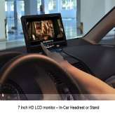 7 Inch HD LCD monitor - In-Car Headrest or Stand___(INCL. SHIPPING)