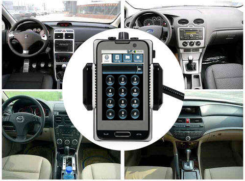 Cellphone and Media Player Car Charger with FM Transmitter__(INCL. SHIPPING)