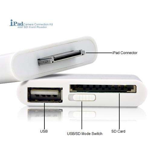 iPad Camera Connection Kit and SD Card Reader (2 in 1)___(INCL. SHIPPING)