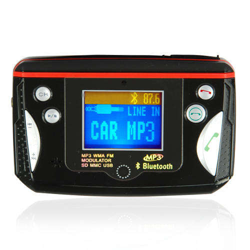 Bluetooth Car Kit for Bluetooth Calls and MP3 Music___(INCL. SHIPPING)
