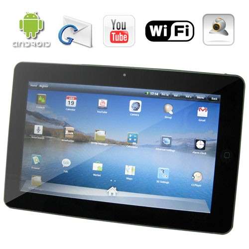Android OS 2.1 and 3G WiFi 10.1 Inch Widescreen Tablet Netbook Support GPS ___(INCL. SHIPPING)