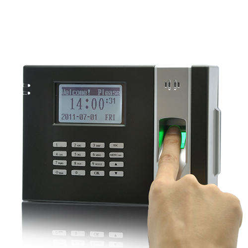Fingerprint Time Attendance And Door System (Black)