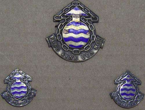 Ordanance Service Corps Cap and Collar Badge