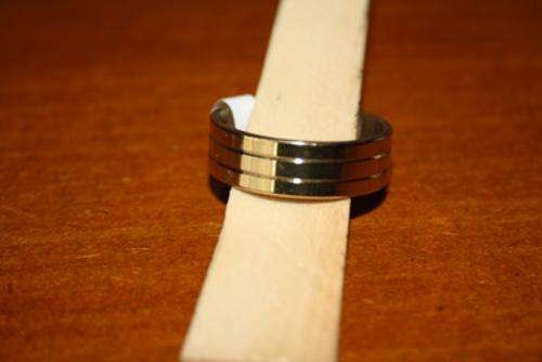 Stainless steel ring size 10