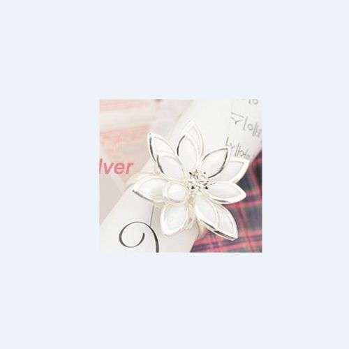 Snow lotus flower ring