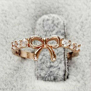 Infinite bowknot ring size 6
