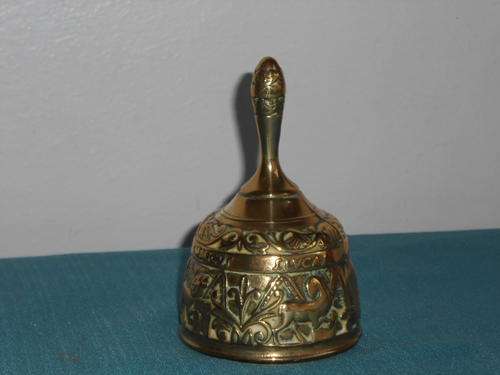 Solid brass bell