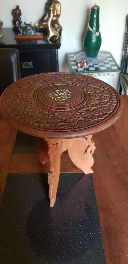 Indian Small Wooden Stand Table