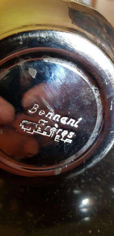 Bennani Silver Plated Tea Pot Marked