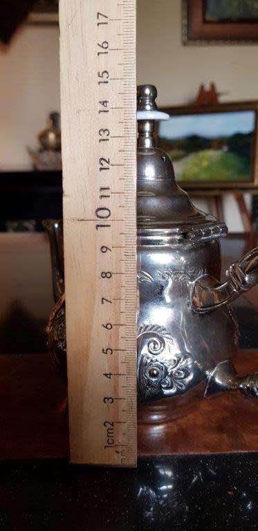 Bennani Silver Plated Tea Pot Marked