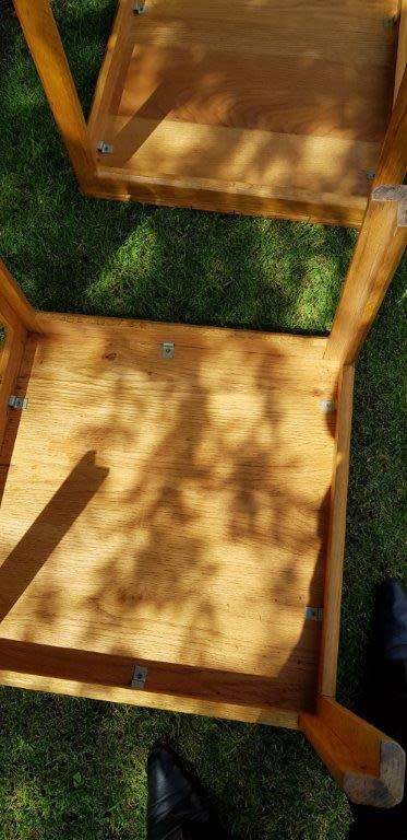 2 X Oak Wood Coffee Tables