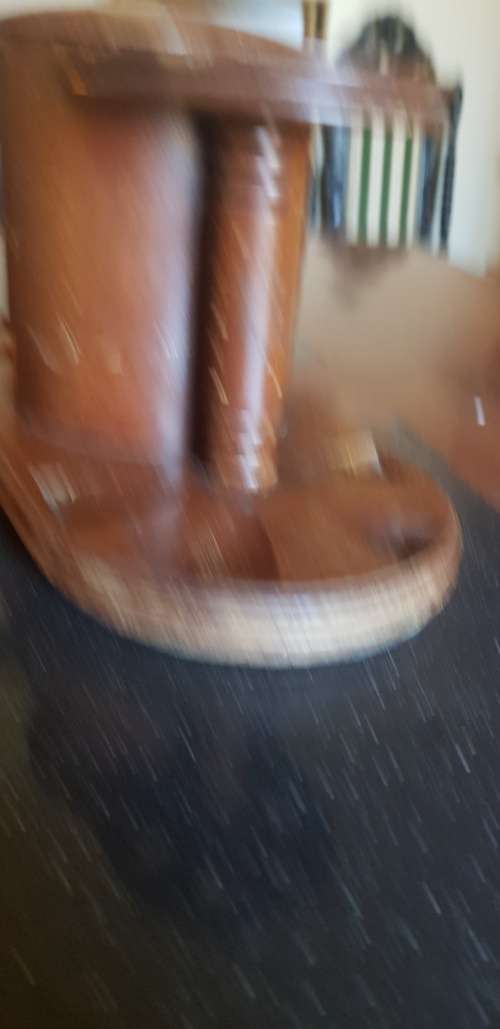 Vintage Tobacco Jar and Pipe Stand