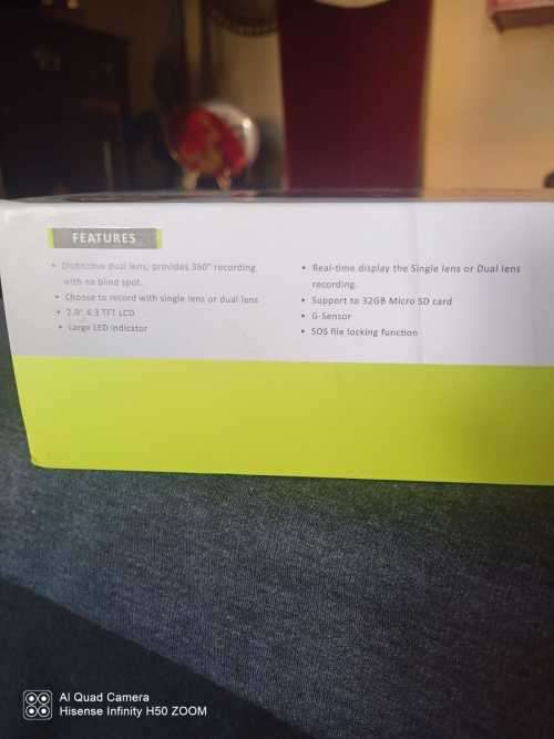 Dual Lense Car DVR Tx 500