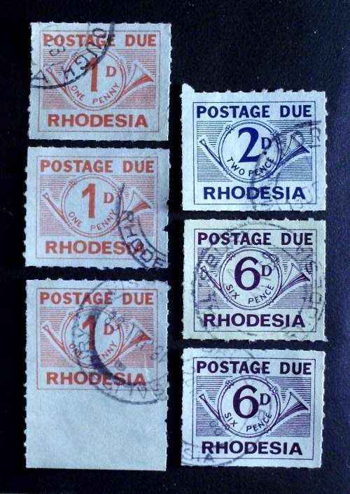 Stamp Rhodesia Postage Due 1965 SG D2 used