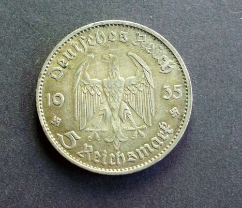 Coin Germany 3 mark 1935 used vf
