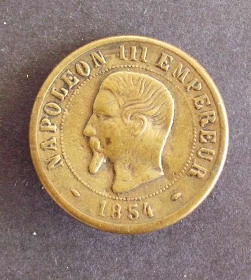 Military button France 1854 rare