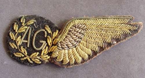 Badge cloth pilots wing