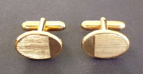 Mens cufflinks golden colour