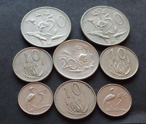Coin SA mixed lot 1965/67 A