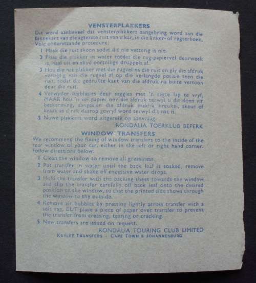 Sticker Rondalia window