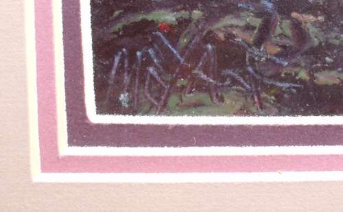 Paintings 2 x African scene framed