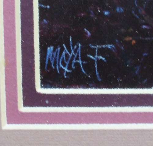 Paintings 2 x African scene framed