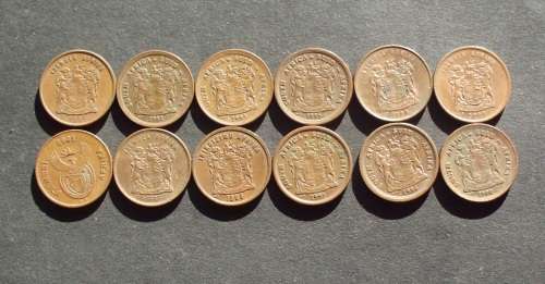 Coin RSA 1 cent 1990-2001 used A