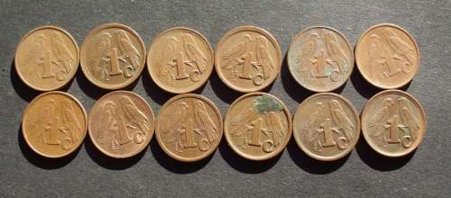 Coin RSA 1 cent 1990-2001 used A