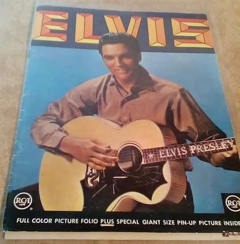 Folio - RCA Victor Elvis Presley + pin-ups poster 1960s