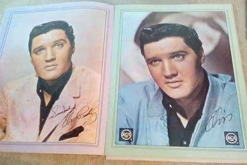 Folio - RCA Victor Elvis Presley + pin-ups poster 1960s