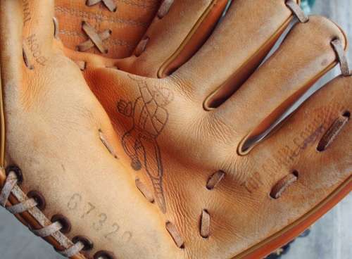 Baseball Gloves x 4 Genuine Cowhide used
