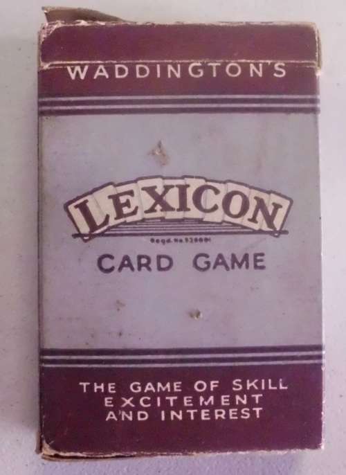 Lexicon Card Game Vintage